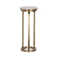 Allie Gold Metal Cocktail Table