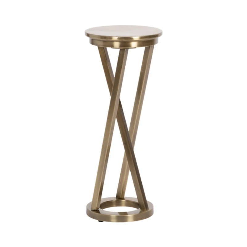 Allie Gold Metal Cocktail Table