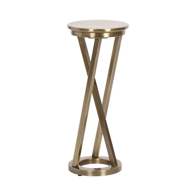 Allie Gold Metal Cocktail Table