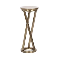 Allie Gold Metal Cocktail Table