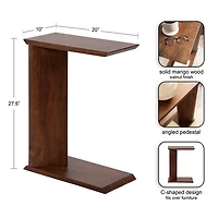 Thaxter Walnut Brown Wood C-Table