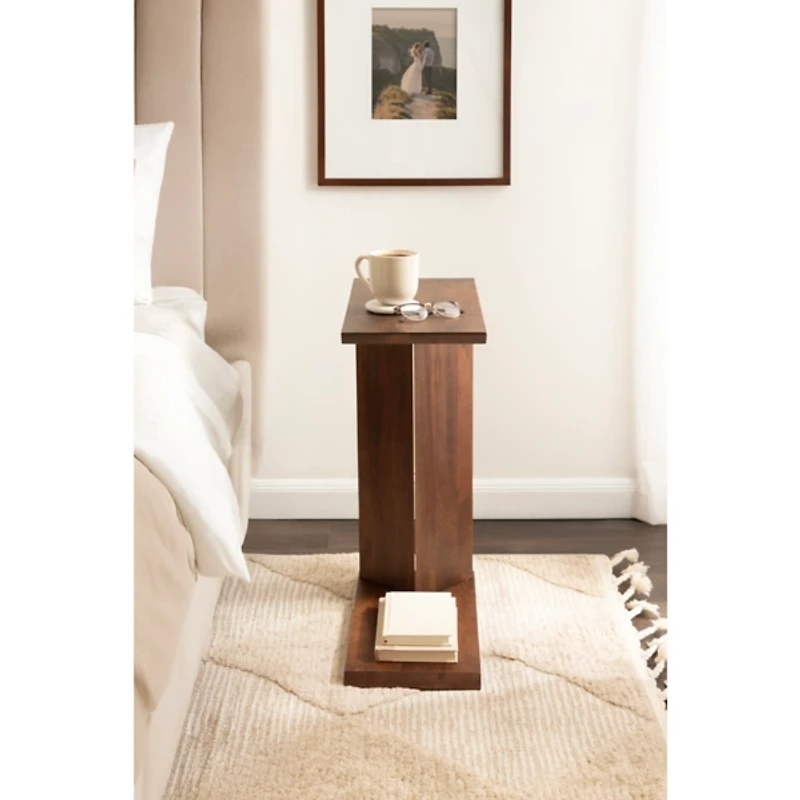 Thaxter Walnut Brown Wood C-Table