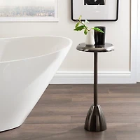 Morizet Pewter Round Cocktail Table