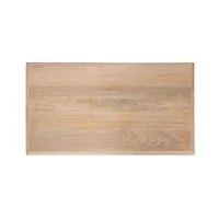 Patresa Natural Carved Wood Coffee Table