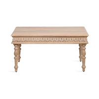 Patresa Natural Carved Wood Coffee Table