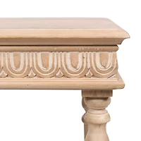 Patresa Natural Carved Wood Coffee Table