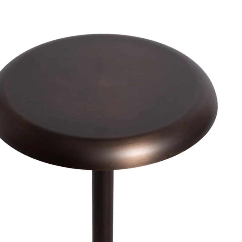Morizet Dark Bronze Round Cocktail Table