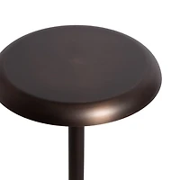 Morizet Dark Bronze Round Cocktail Table