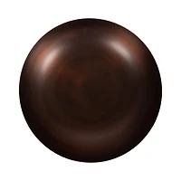 Bronze Ribbed Metal Decorative Bowl