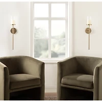 Gold Metal Blaise Wall Sconce