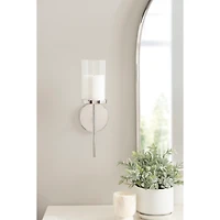 Silver Metal Blaise Wall Sconce
