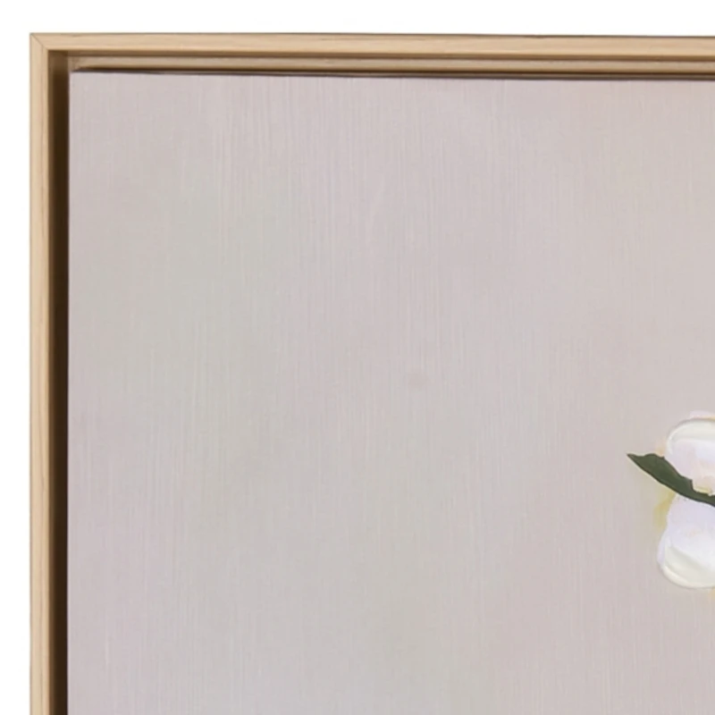 Grace in Green Framed Canvas Art Print