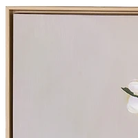 Grace in Green Framed Canvas Art Print