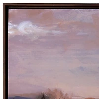 Three Trees Framed Canvas Art Print