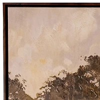 Evening Stroll at the Lake Framed Canvas Art Print