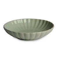 Sage Petal Ceramic Dinner Bowl