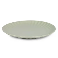 Sage Petal Ceramic Dinner Plate