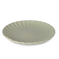 Sage Petal Ceramic Salad Plate