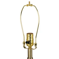 Clear Glass Faceted Table Lamp