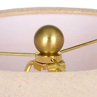 Cream with Natural Base Ceramic Table Lamp