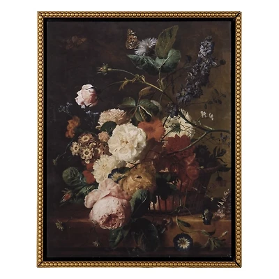 Timeless Soft Petals Framed Canvas Art Print