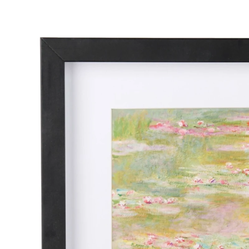 Monet Water Lilies Poster Framed Art Print