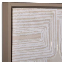 Lines in the Sand Framed Canvas Prints, Set of 3