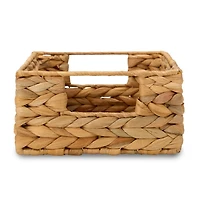 Water Hyacinth Rectangular Basket