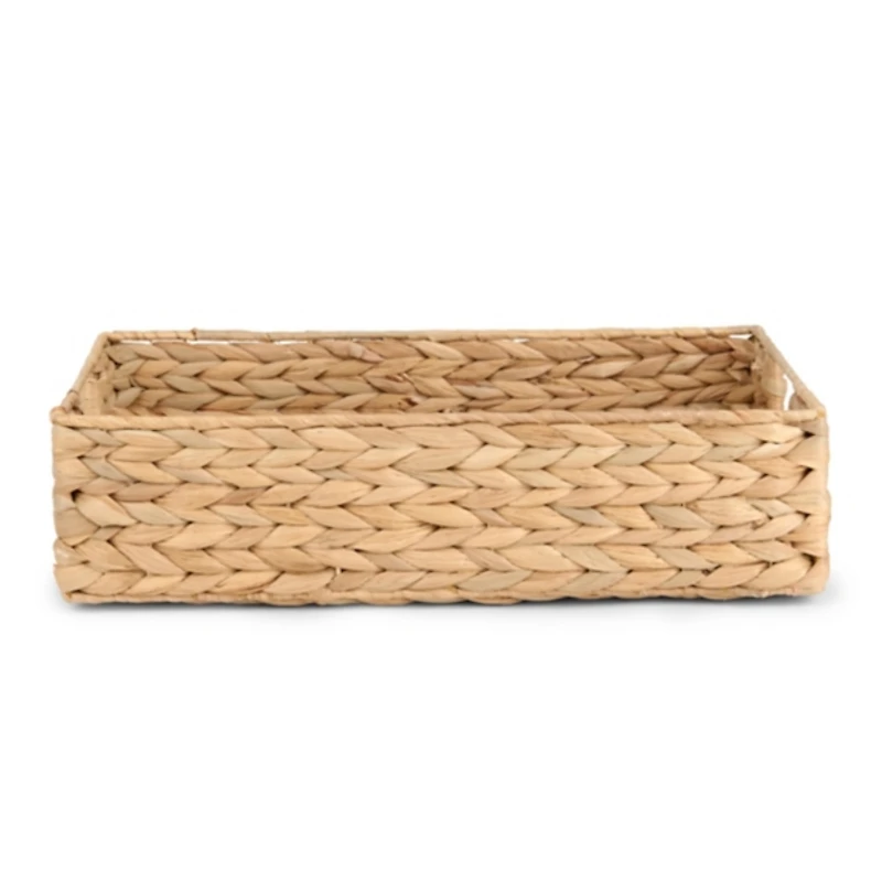 Large Water Hyacinth Rectangular Basket
