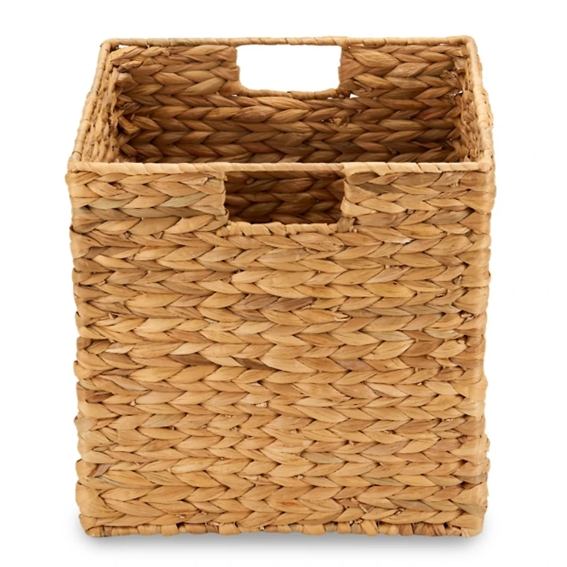 Large Square Water Hyacinth Basket