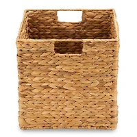 Large Square Water Hyacinth Basket