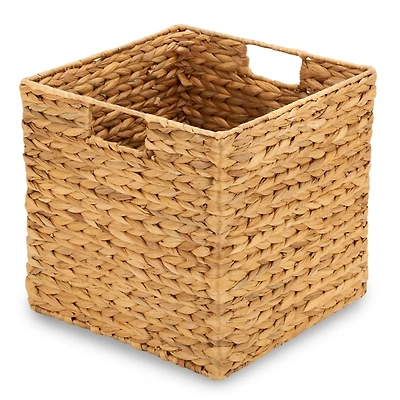 Large Square Water Hyacinth Basket