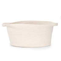 Large White Rope Storage Bin
