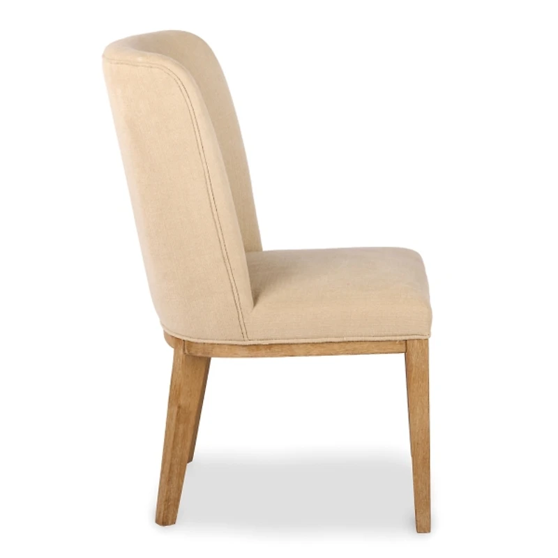 Capri Oatmeal Upholstered Dining Chair