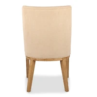 Capri Oatmeal Upholstered Dining Chair