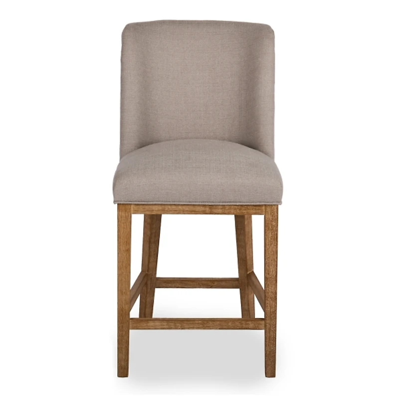 Capri Gray Upholstered Counter Stool