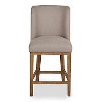 Capri Gray Upholstered Counter Stool