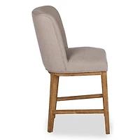 Capri Gray Upholstered Counter Stool