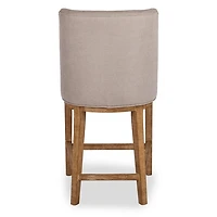 Capri Gray Upholstered Counter Stool