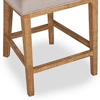 Capri Gray Upholstered Counter Stool