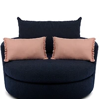 Blush Fringe Lumbar Pillows, Set of 2