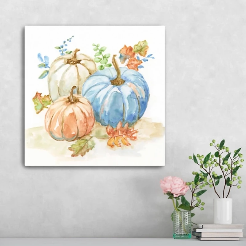 First Pumpkins Canvas Art Print