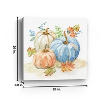 First Pumpkins Canvas Art Print