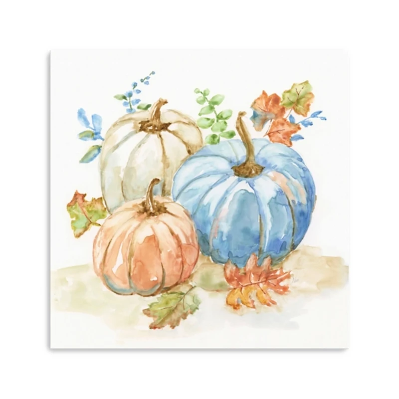 First Pumpkins Canvas Art Print