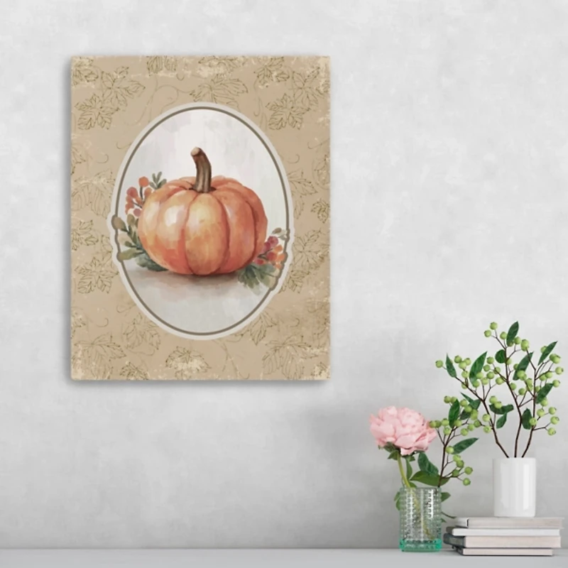 Pumpkin Season Canvas Art Print