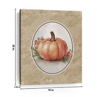 Pumpkin Season Canvas Art Print