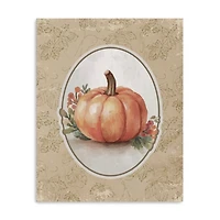 Pumpkin Season Canvas Art Print