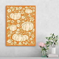Pumpkin Garden II Canvas Art Print