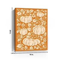 Pumpkin Garden II Canvas Art Print