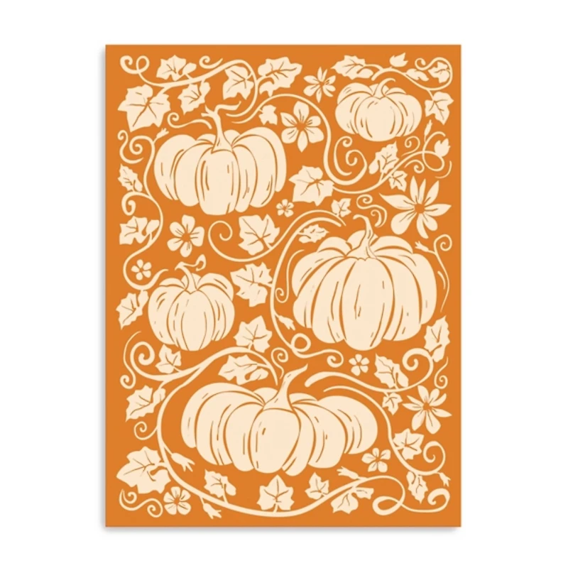Pumpkin Garden II Canvas Art Print